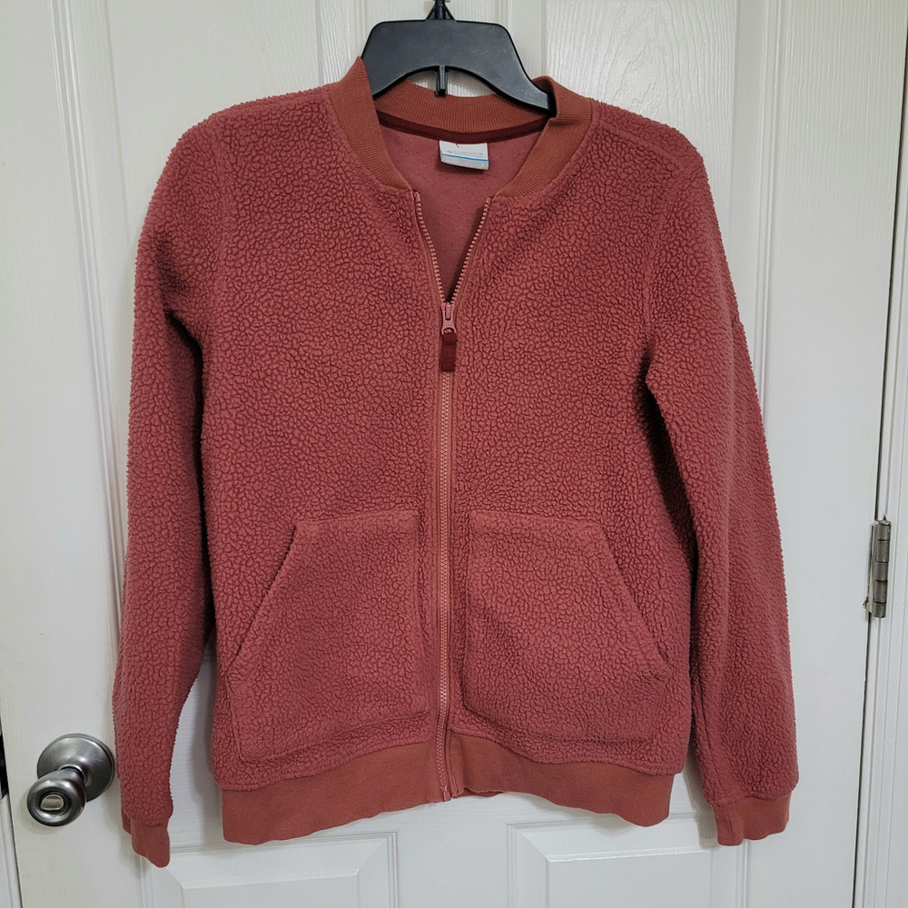 Columbia Fuzzy Zip Up Jacket